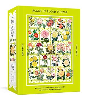 portada Roses in Bloom Puzzle: A 1000-Piece Jigsaw Puzzle Featuring Rare art From the new York Botanical Subtitle Change: Garden: Jigsaw Puzzles for Adults (New York Botanical Garden) (in English)