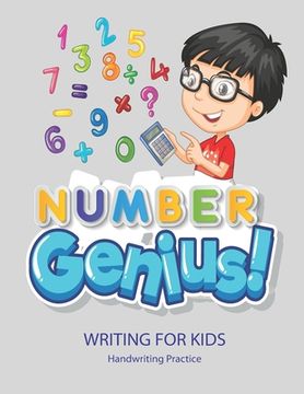 Libro Number Genius: Handwriting Practice Book For Kids Writing Page ...