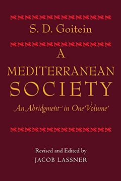 portada A Mediterranean Society, an Abridgment in one Volume (in English)