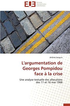 portada L'Argumentation de Georges Pompidou Face a la Crise