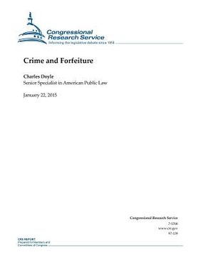 portada Crime and Forfeiture (en Inglés)