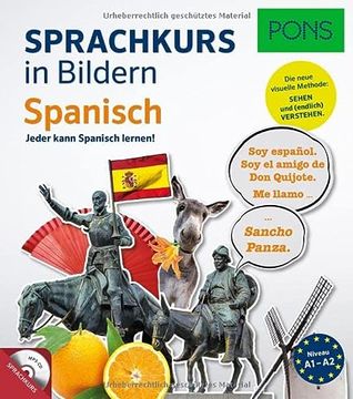 portada Pons Sprachkurs in Bildern Spanisch: Jeder Kann Spanisch Lernen - mit dem Visuellen Pons-Prinzip