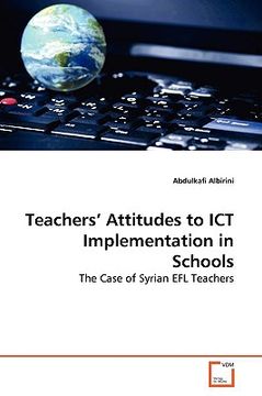 portada teachers' attitudes to ict implementation in schools (en Inglés)