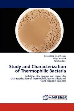 portada study and characterization of thermophilic bacteria (en Inglés)