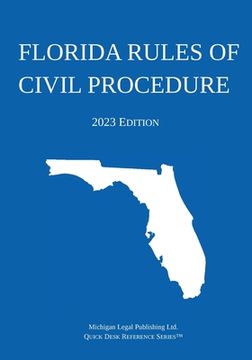 portada Florida Rules of Civil Procedure; 2023 Edition (en Inglés)