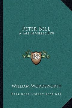 portada peter bell: a tale in verse (1819) (in English)