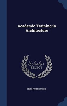 portada Academic Training in Architecture
