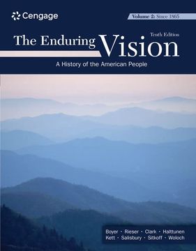 portada The Enduring Vision, Volume ii: Since 1865 (en Inglés)