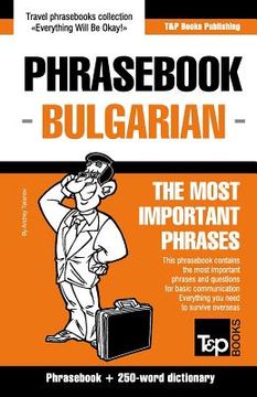 portada English-Bulgarian phrasebook and 250-word mini dictionary (in English)