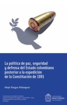 portada La Politica de paz Seguridad y Defensa del Estado Colombiano