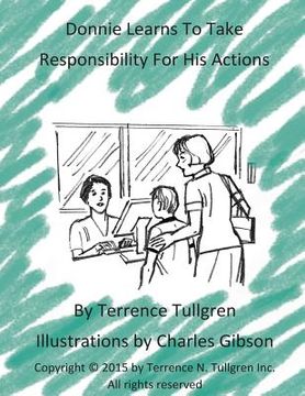 portada Donnie Learns To Take Responsibility For His Actions: A Coloring Activity Book (in English)