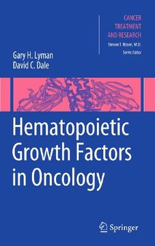 portada Hematopoietic Growth Factors in Oncology (Cancer Treatment and Research, 157) (en Inglés)