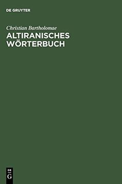 portada Altiranisches Worterbuch (en Alemán)