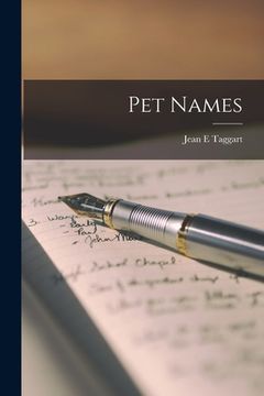 portada Pet Names (in English)