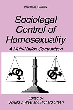 portada Sociolegal Control of Homosexuality (en Inglés)