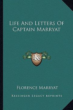 portada life and letters of captain marryat (en Inglés)