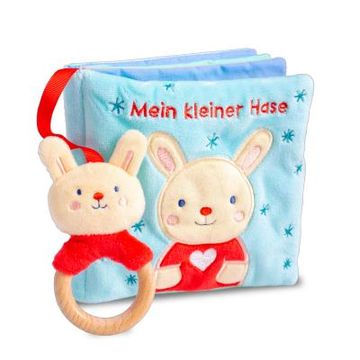 portada Mein Liebstes Kuschelbuch mit Echtem Holzbeißring. Mein Kleiner Hase (in German)