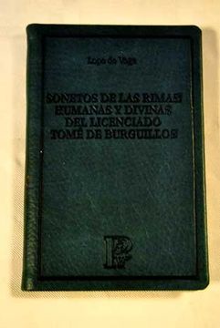 portada Sonetos de las Rimas Humanas y Divinas del Licenciado Tomé de Burguillos