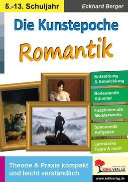 portada Die Kunstepoche Romantik: Theorie & Praxis Kompakt und Leicht Verständlich (en Alemán)
