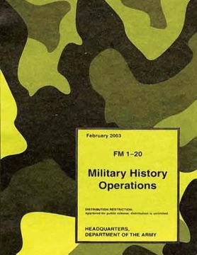 portada Military History Operations (FM 1-20) (en Inglés)
