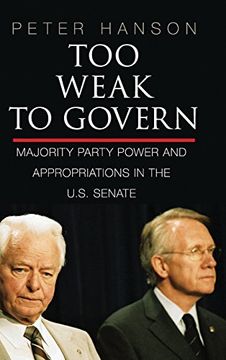 portada Too Weak to Govern (en Inglés)