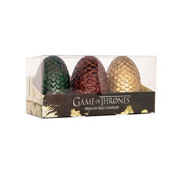 portada Game of Thrones: Vela Esculpida Dragon Egg Candle