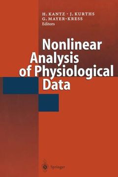 portada nonlinear analysis of physiological data (en Inglés)