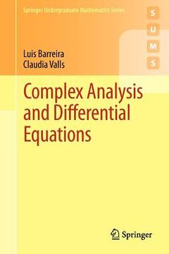 portada complex analysis and differential equations (en Inglés)