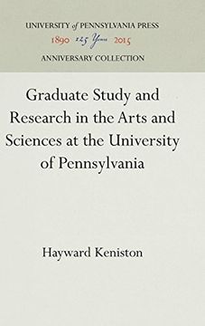 portada Graduate Study and Research in the Arts and Sciences at the University of Pennsylvania (Educational Survey) 