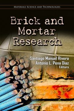 portada Brick and Mortar Research (Materials Science and Technologies: Engineering Tools, Techniques and Tables) (en Inglés)