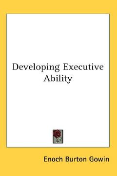 portada developing executive ability (in English)