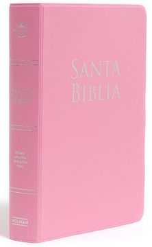 portada Santa Biblia Letra Grande Rosado (in Spanish)