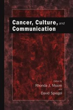 portada Cancer, Culture and Communication (en Inglés)