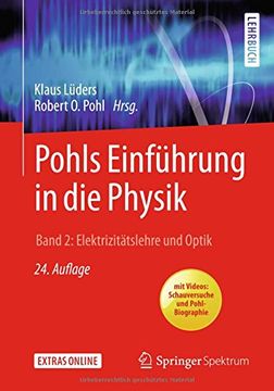 portada Pohls Einführung in die Physik: Band 2: Elektrizitätslehre und Optik (en Alemán)