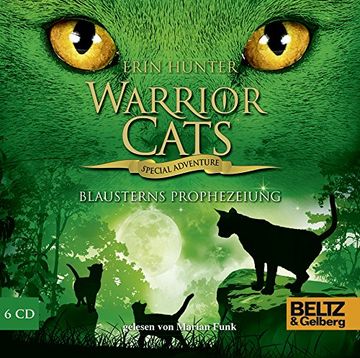 portada Warrior Cats - Special Adventure. Blausterns Prophezeiung: Gelesen von Marian Funk, 6 cds in der Multibox, ca. 8 Std. 15 Min. (en Alemán)