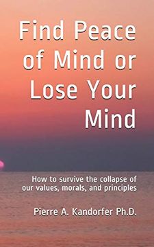portada Find Peace of Mind or Lose Your Mind: How to Survive the Collapse of our Values, Morals and Principles (in English)