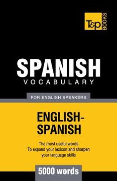 portada Spanish vocabulary for English Speakers - 5000 words (en Inglés)
