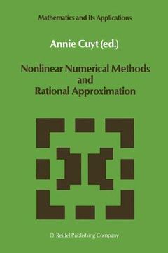 portada Nonlinear Numerical Methods and Rational Approximation (en Inglés)