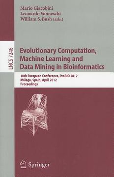 portada evolutionary computation, machine learning and data mining in bioinformatics (en Inglés)