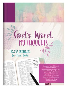 portada God'S Word, my Thoughts kjv Bible for Teen Girls (in English)