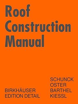 portada Roof Construction Manual: Pitched Roofs (Birkhäuser) (en Inglés)