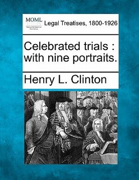 portada celebrated trials: with nine portraits. (in English)