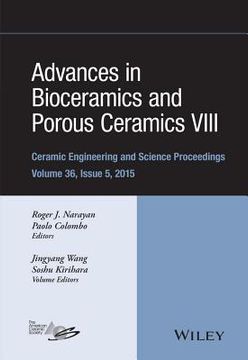 portada Advances in Bioceramics and Porous Ceramics VIII, Volume 36, Issue 5 (en Inglés)