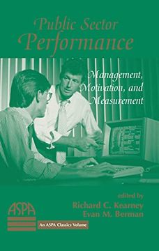 portada Public Sector Performance: Management, Motivation, and Measurement 