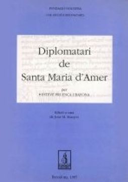 portada Diplomatari de Santa Maria d'Amer (Fundació Noguera)