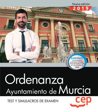 portada Ordenanza. Ayuntamiento de Murcia. Test y Simulacros de Examen