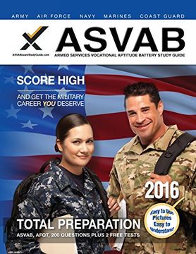 portada ASVAB Armed Services Vocational Aptitude Battery Study Guide 2016