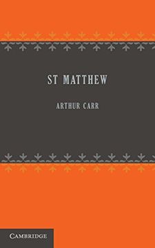 portada St Matthew (en Inglés)
