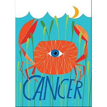 portada Lisa Congdon for em & Friends Cancer Zodiac Magnet (en Inglés)