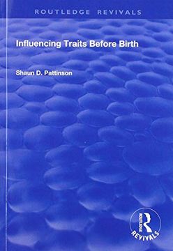 portada Influencing Traits Before Birth (en Inglés)